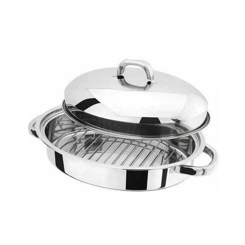 Stainless steel roasting - steel, pan