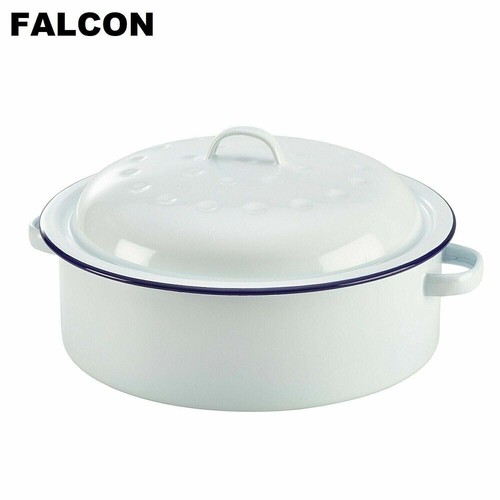 Round enamel self basting - self,