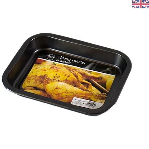 Metal handled non stick oblong - non-stick,