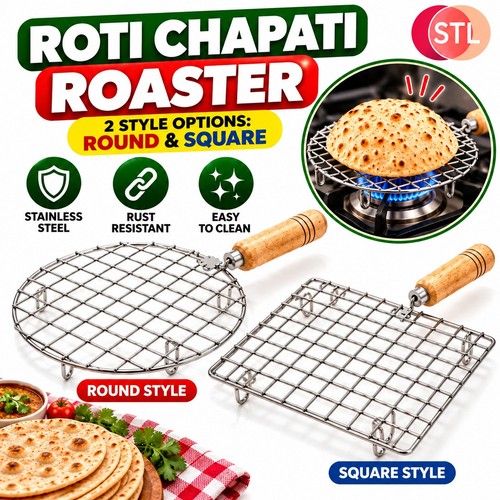 Stainless steel roti chapati - stainless,