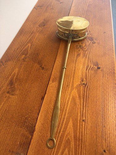 Vintage brass chestnut roaster - vintage,