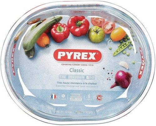 Pyrex oval pie dish roaster - pyrex,