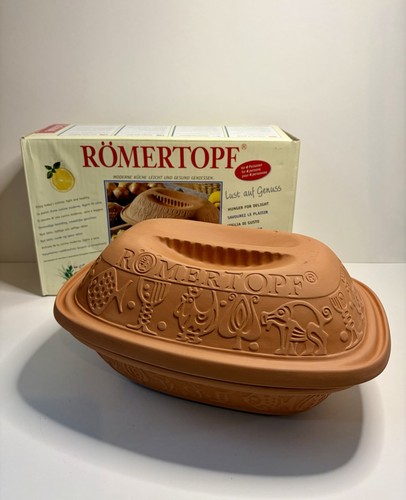 Vintage römertopf clay baker - clay,